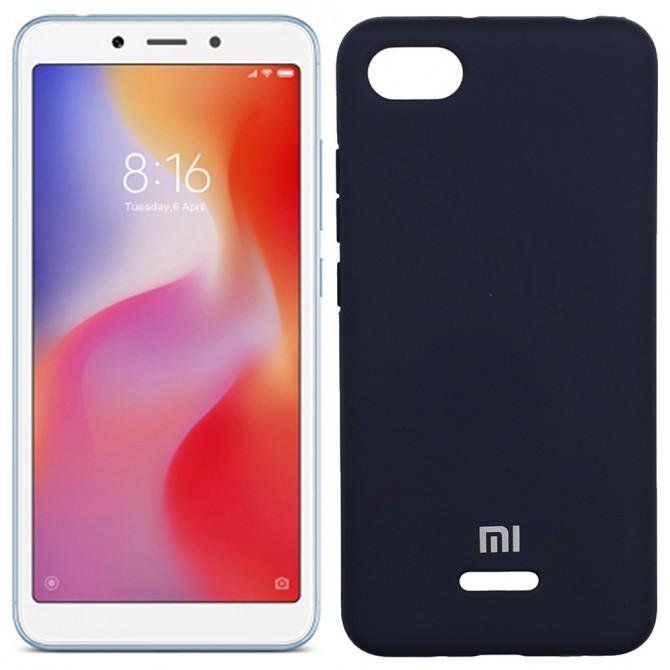 Чохол Soft Case для Xiaomi Redmi 6a Синiй