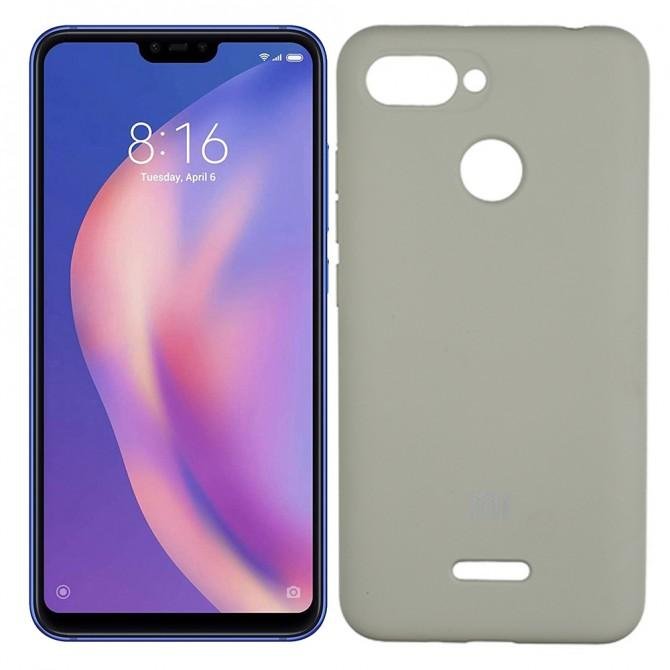 Чехол Soft Case для Xiaomi Redmi 6 Серый