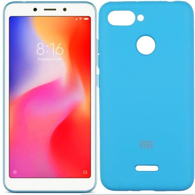 Чохол Soft Case для Xiaomi Redmi 6 Яскраво Синiй FULL