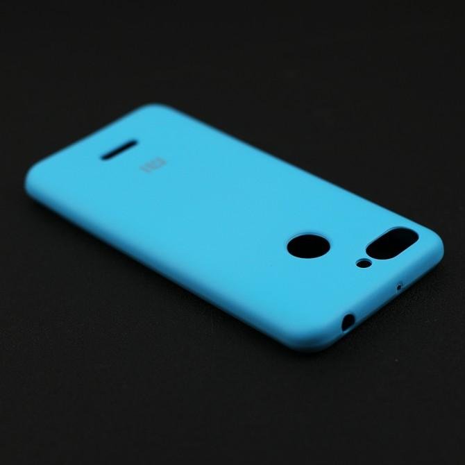 Чохол Soft Case для Xiaomi Redmi 6 Яскраво Синiй FULL-4