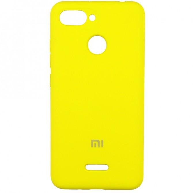 Чохол Soft Case для Xiaomi Redmi 6 Жовтий FULL-1