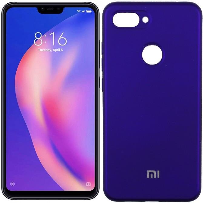 Чохол Soft Case для Xiaomi Mi8 Lite Фiолетовий FULL