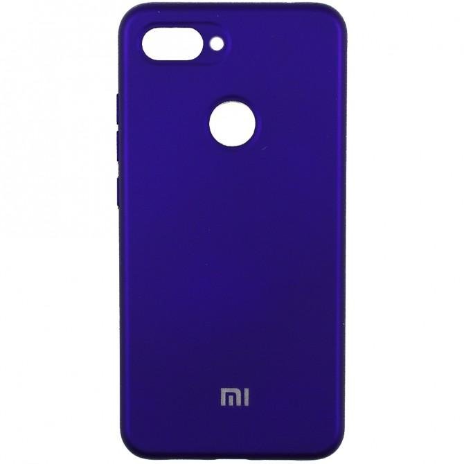 Чохол Soft Case для Xiaomi Mi8 Lite Фiолетовий FULL-1