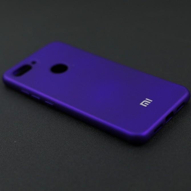 Чохол Soft Case для Xiaomi Mi8 Lite Фiолетовий FULL-3