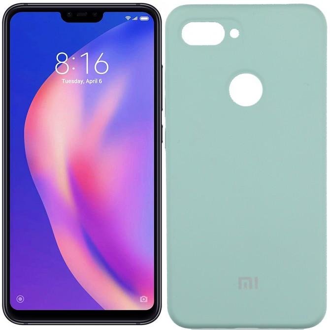 Чохол Soft Case для Xiaomi Mi8 Lite Свiтло блакитний FULL