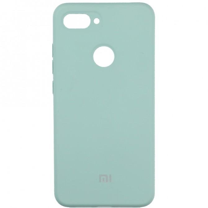 Чохол Soft Case для Xiaomi Mi8 Lite Свiтло блакитний FULL-1