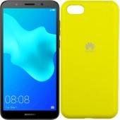 Чохол Soft Case для Huawei Y5 2018 Яскраво жовтий FULL