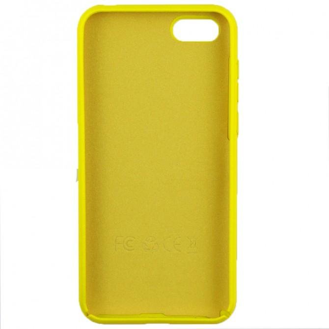 Чехол Soft Case для Huawei Y5 2018 Ярко жёлтый FULL-2