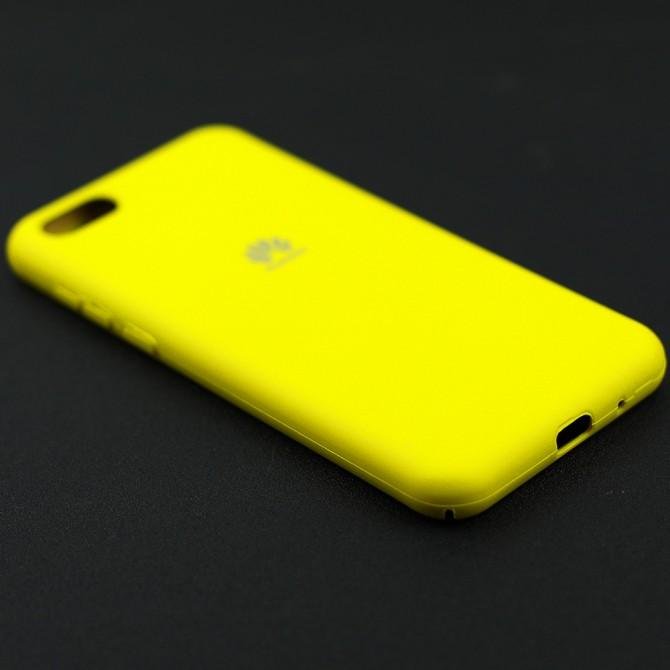 Чехол Soft Case для Huawei Y5 2018 Ярко жёлтый FULL-3