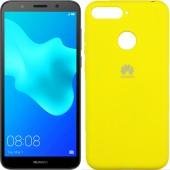 Чехол Soft Case для Huawei Y6 2018 Желтый FULL