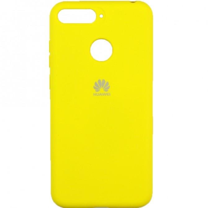 Чохол Soft Case для Huawei Y6 2018 Жовтий FULL-1