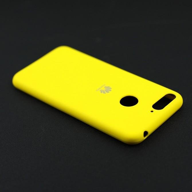 Чохол Soft Case для Huawei Y6 2018 Жовтий FULL-4