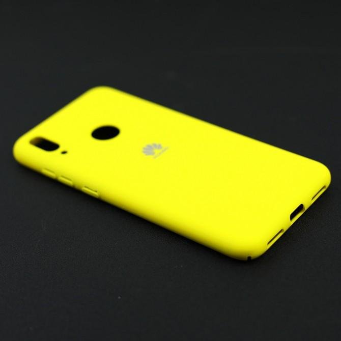 Чехол Soft Case для Huawei Y7 2019 Желтый FULL-3