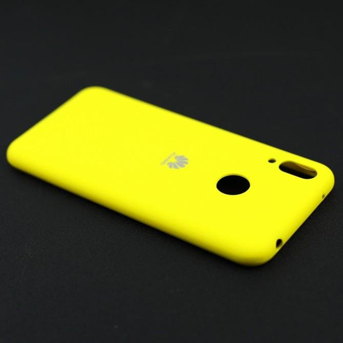 Чехол Soft Case для Huawei Y7 2019 Желтый FULL-4