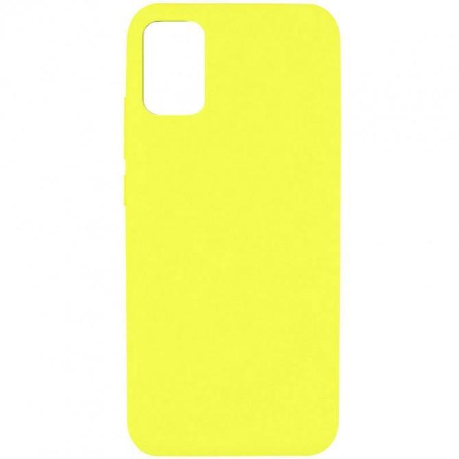 Чехол накладка Original Soft Case Samsung A037 Galaxy A03s Желтый FULL