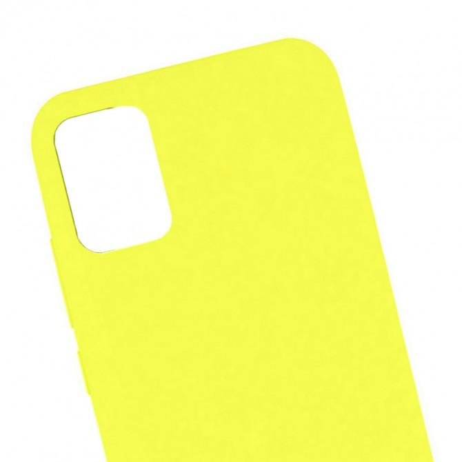 Чехол накладка Original Soft Case Samsung A037 Galaxy A03s Желтый FULL-1