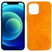 Чохол Leather Croc для Apple Iphone 12/12 Pro Orange Чохол Leather Croc для Apple Iphone 12/12 Pro Orange
