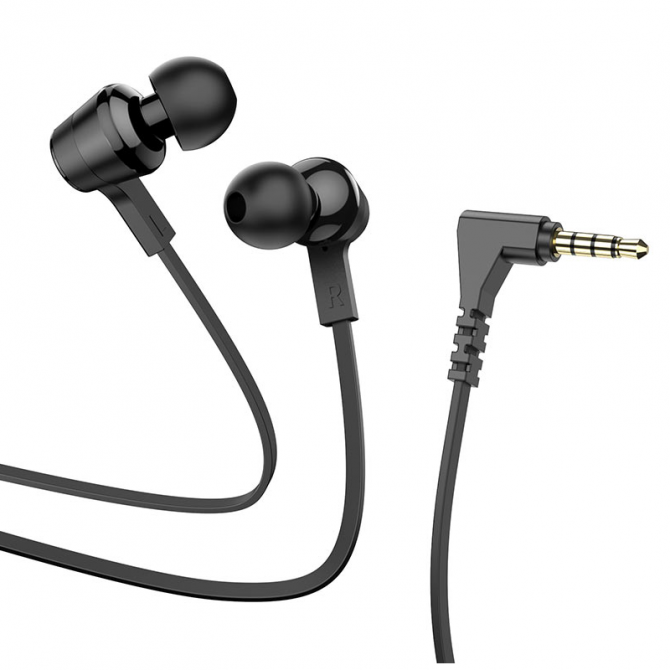 Наушники Hoco M86 Oceanic universal earphones with mic Black