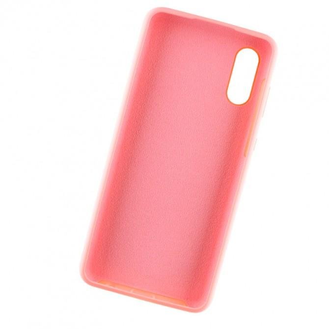 Чехол Original Soft Case Samsung A015 Galaxy A01 2020 Розовый FULL-1