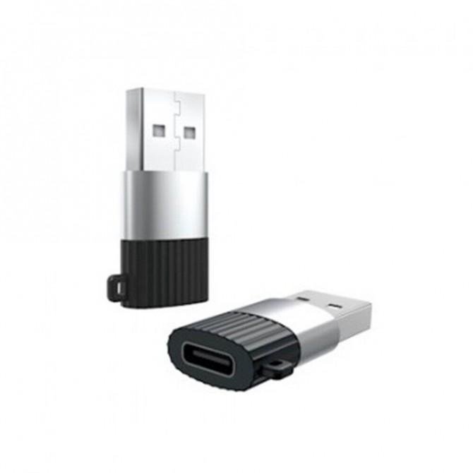 Адаптер XO NB149E Type-C to USB 2.0 Black
