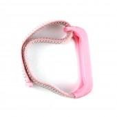 Ремешок для Xiaomi Band 3/4 Nylon design Pink/Grey