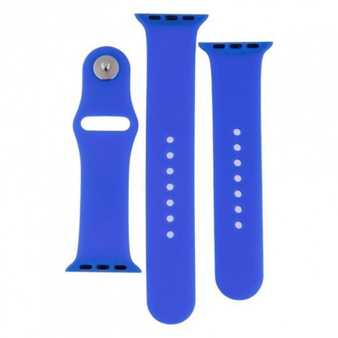 Ремешок для Apple Watch 42/44mm Sport Band Two-Piece Shiny Blue
