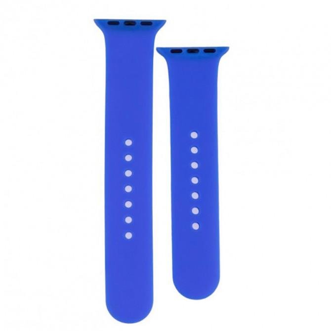 Ремешок для Apple Watch 42/44mm Sport Band Two-Piece Shiny Blue-1