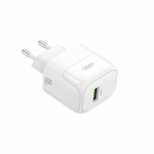 Мережевий зарядний пристрій XO L135 1USB-A QC3.0 18W White