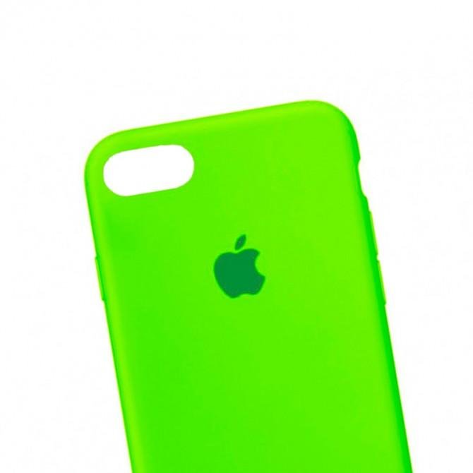 Оригінальний силіконовий чохол для iPhone 7/8 Plus Неоново Зелений FULL-1