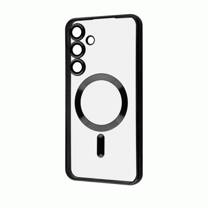 Силиконовый чехол SHINING with MagSafe для Samsung Galaxy S24 Black