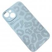 Накладка Soft Case Print для iPhone 15 Light Blue
