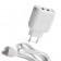 Сетевое зарядное устройство 2USB WALKER WH-27 + Type-C 2A White