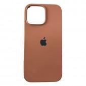 Силиконовый чехол для iPhone 16 Pro Saddle Brown FULL