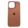 Силиконовый чехол для iPhone 16 Pro Saddle Brown FULL