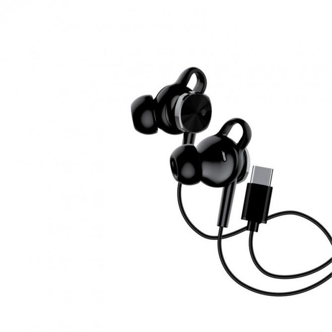 Навушники WALKER H715 Type-C with mic Black