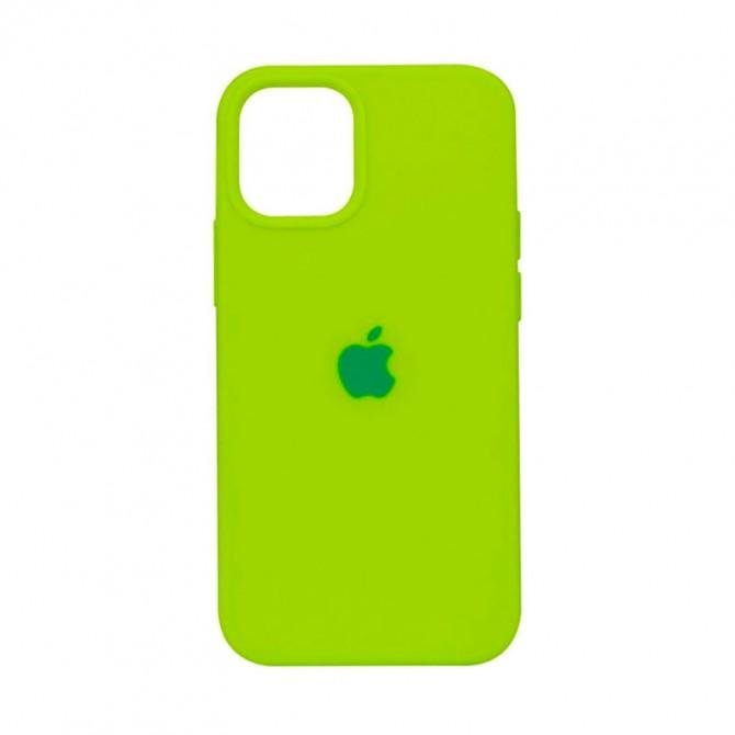 Оригинальный силиконовый чехол для iPhone 15 Pro Max Shiny Green FULL