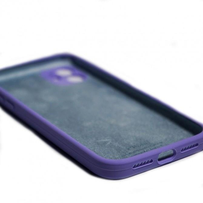 Оригінальний силіконовий чохол для iPhone 11 Лавандовий FULL (SQUARE SHAPE)-2