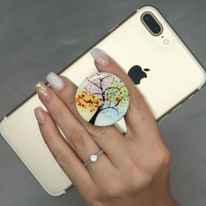 Держатель Pop Socket Color Tree-3