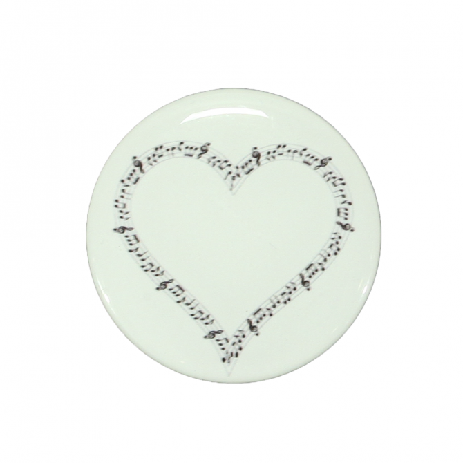 Тримач Pop Socket Heart Білий