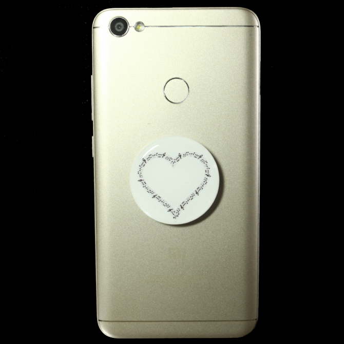 Тримач Pop Socket Heart Білий-1