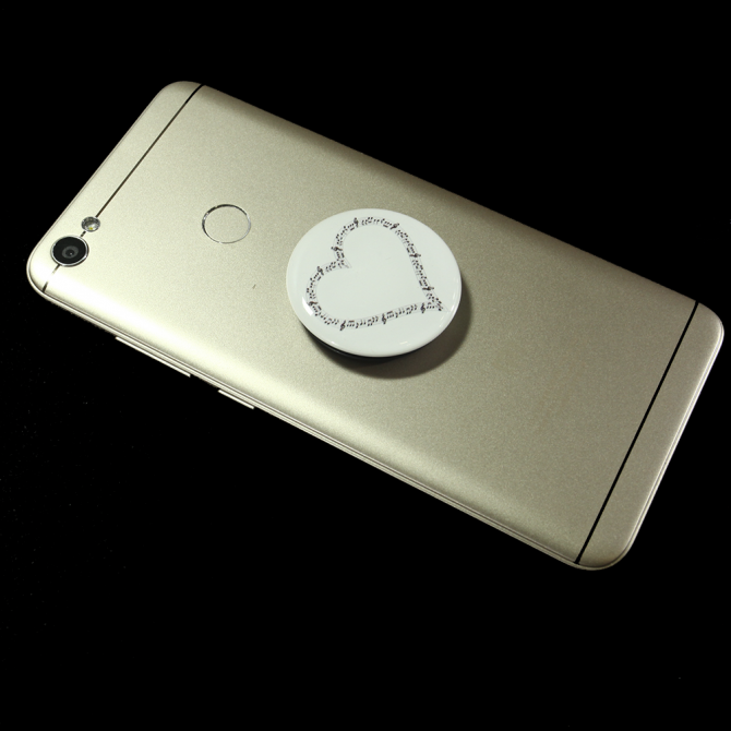 Тримач Pop Socket Heart Білий-2