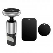 Холдер Borofone BH47 Cool move Air outlet Black/Silver Холдер Borofone BH47 Cool move Air outlet Black/Silver