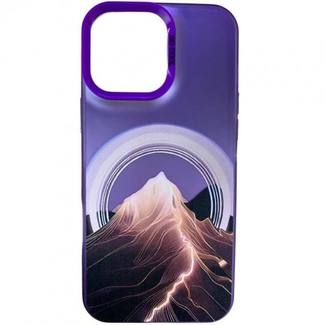 Чехол So Cool Print for Apple iPhone 16 Pro Max Mountain Purple