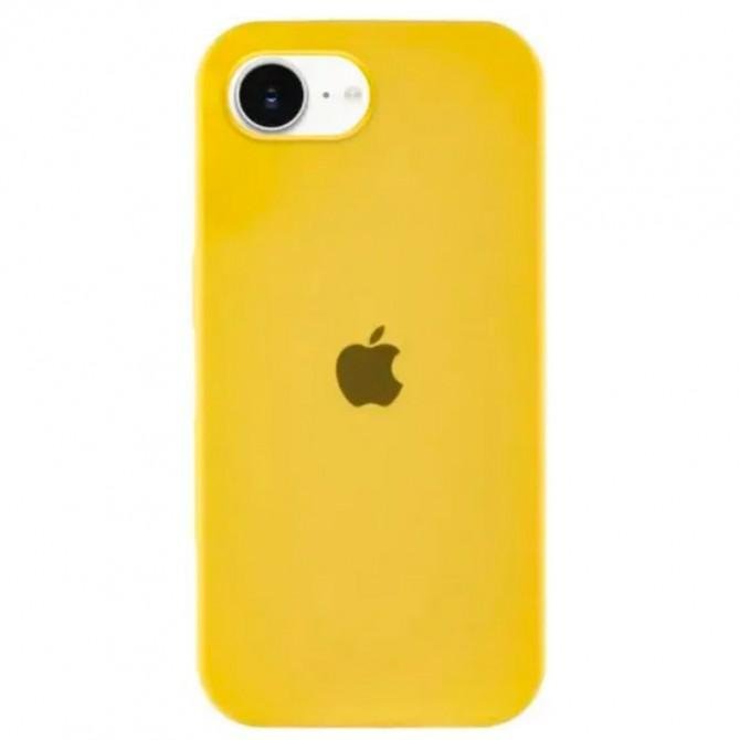 Силіконовий чохол для iPhone 16e Yellow FULL