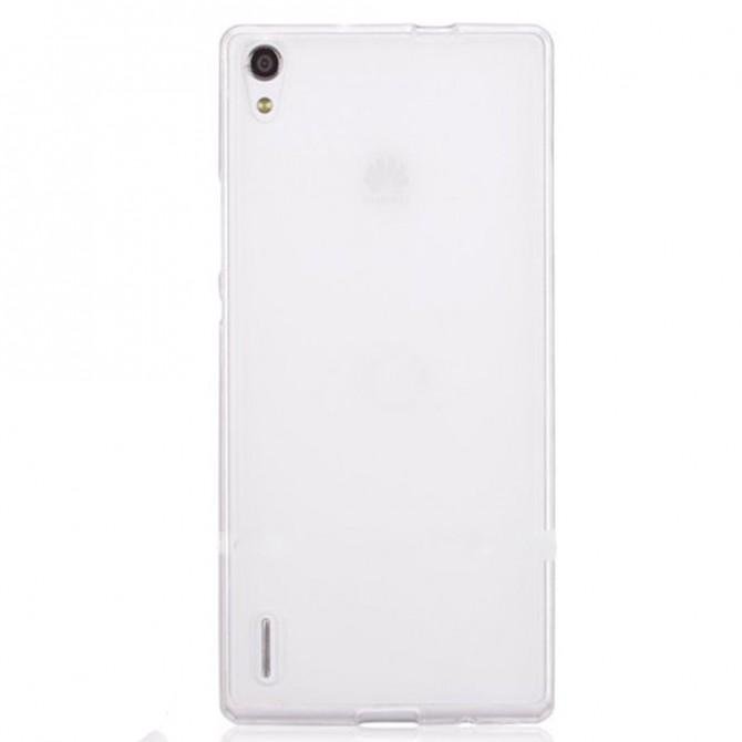 Чехол Silicone Case для Huawei P7 White-1