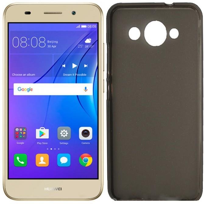 Чехол Silicone Case для Huawei Y3 (2017) Чёрный