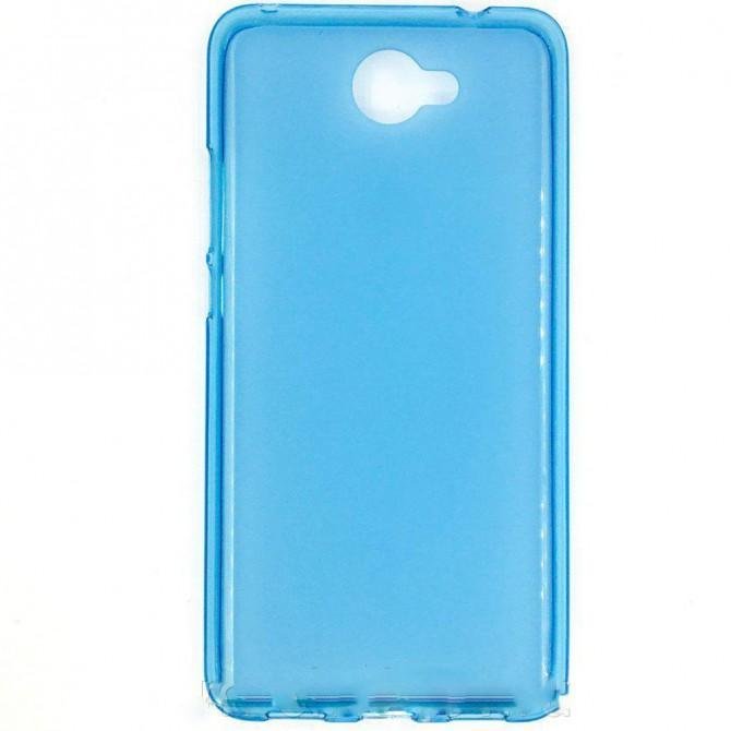 Чехол Silicone Case для Huawei Y7 Blue-1