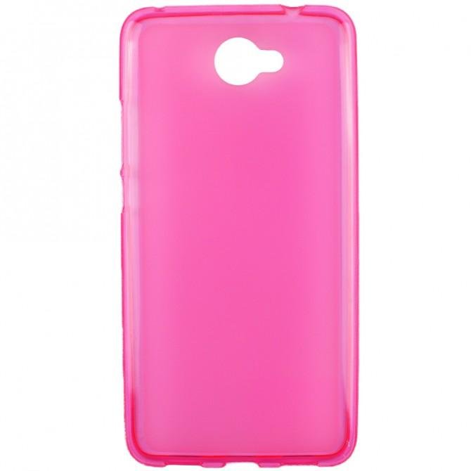Чехол Silicone Case для Huawei Y7 Pink-1