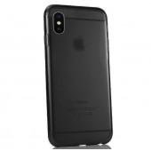 Чехол Silicone Case для iPhone X Чёрный