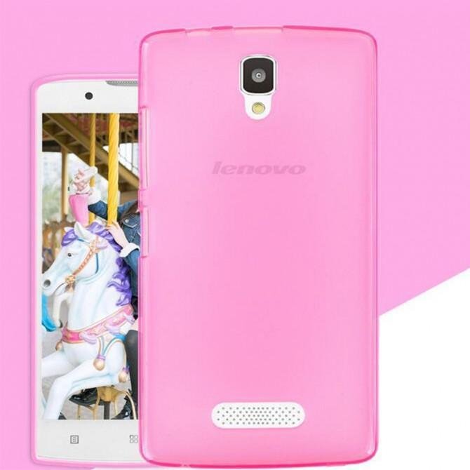 Чехол Silicone Case для Lenovo A2010 Pink-2